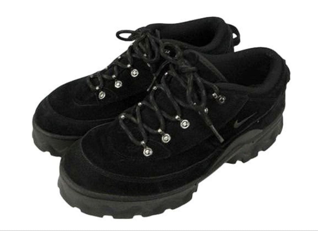 Nike ラハールロウ ブラック スエード スニーカー