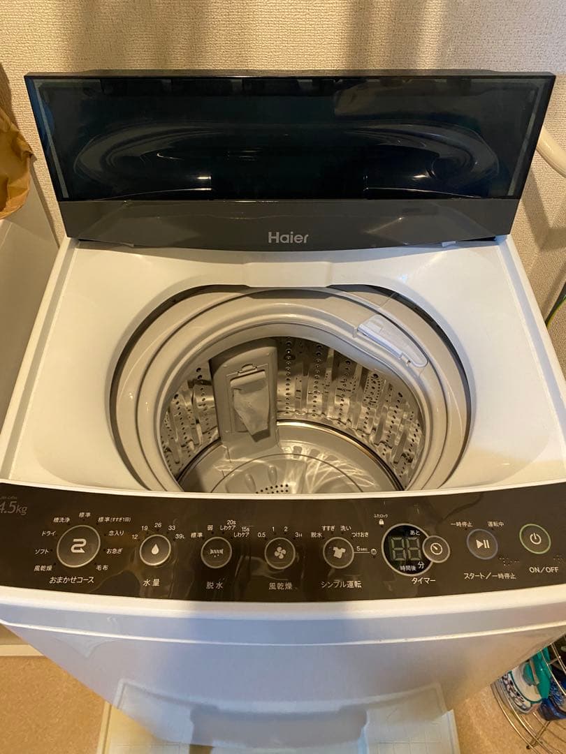 Haier JW-C45A ハイアール　全自動 洗濯機　4.5KG 【送料込み】