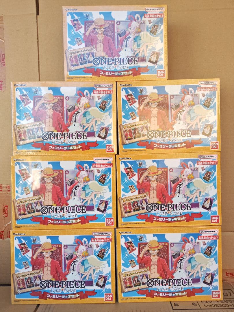 ワンピースカードゲーム　ファミリーデッキセット7箱 新品未開封 Amazon.co.jp: バンダイ (BANDAI) ONE PIECEカードゲーム ファミリー