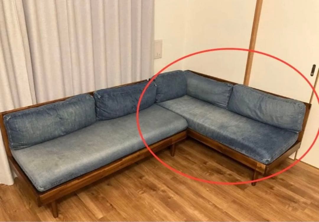 【ロデオ】unico swella ウニコ スウェラ　ベンチアームL/R unico(ウニコ)のSWELLA(スウェラ) ベンチアーム/デニム。天然木の