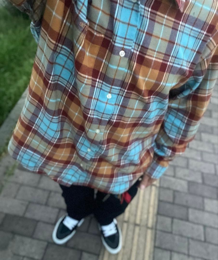 supreme☆22FW☆Plaid Flannel Shirt☆XL☆Rust Supreme Plaid Flannel Shirt (FW22) 'Rust' (Size Small) *Brand New