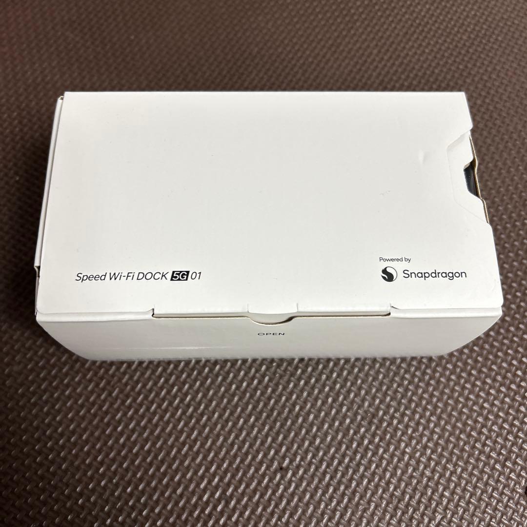 Speed Wi-Fi DOCK 5G 01 UQ WiMAX/5G対応