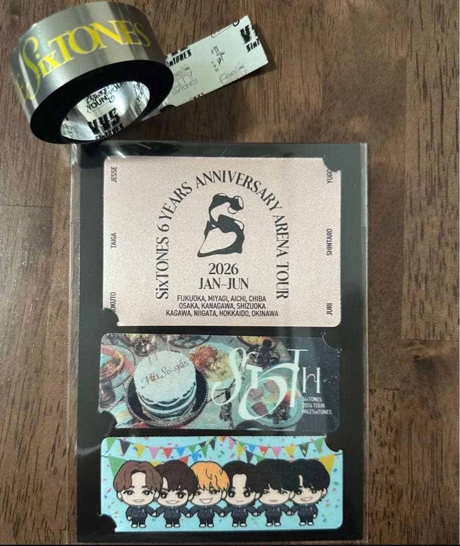 新品未開封】SixTONES MILESixTONES ツアーステッカー - メルカリ