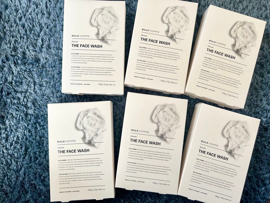 BULK HOMME THE FACE WASH 6個セット 洗顔 新品