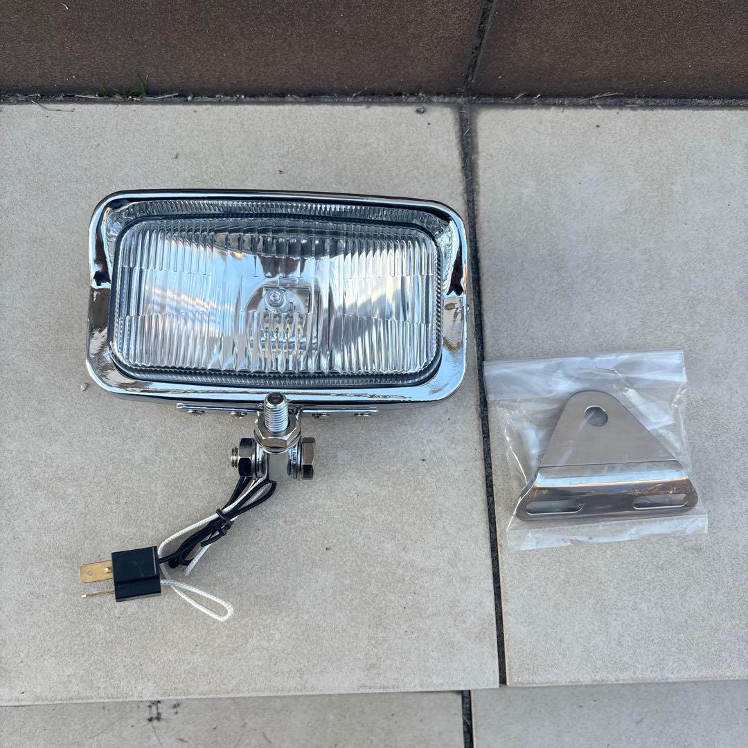 スティード400用　スクエアヘッドライト　未使用 Garage T＆F ガレージT&F スティード400 VLX/VCL/VSE スティード400