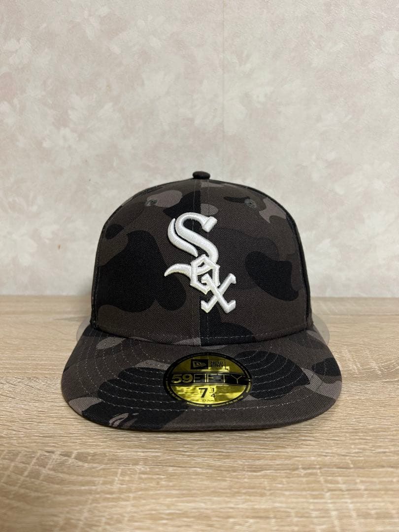 アベイシングエイプ BAPE MLB WHITESOX 59FIFTIY CAP