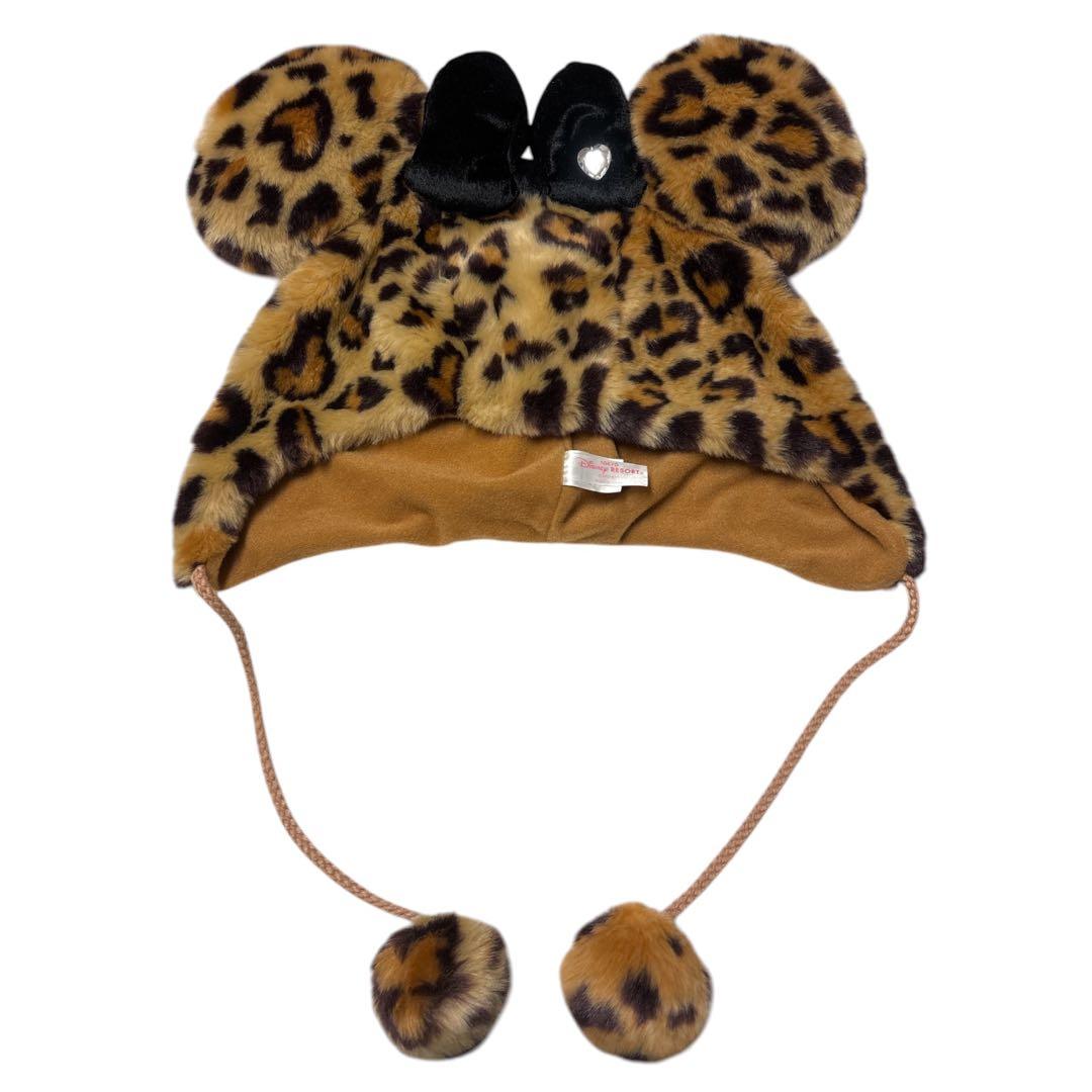 激レア 平成 y2k ヒョウ柄 ミニー型キャップ - メルカリ