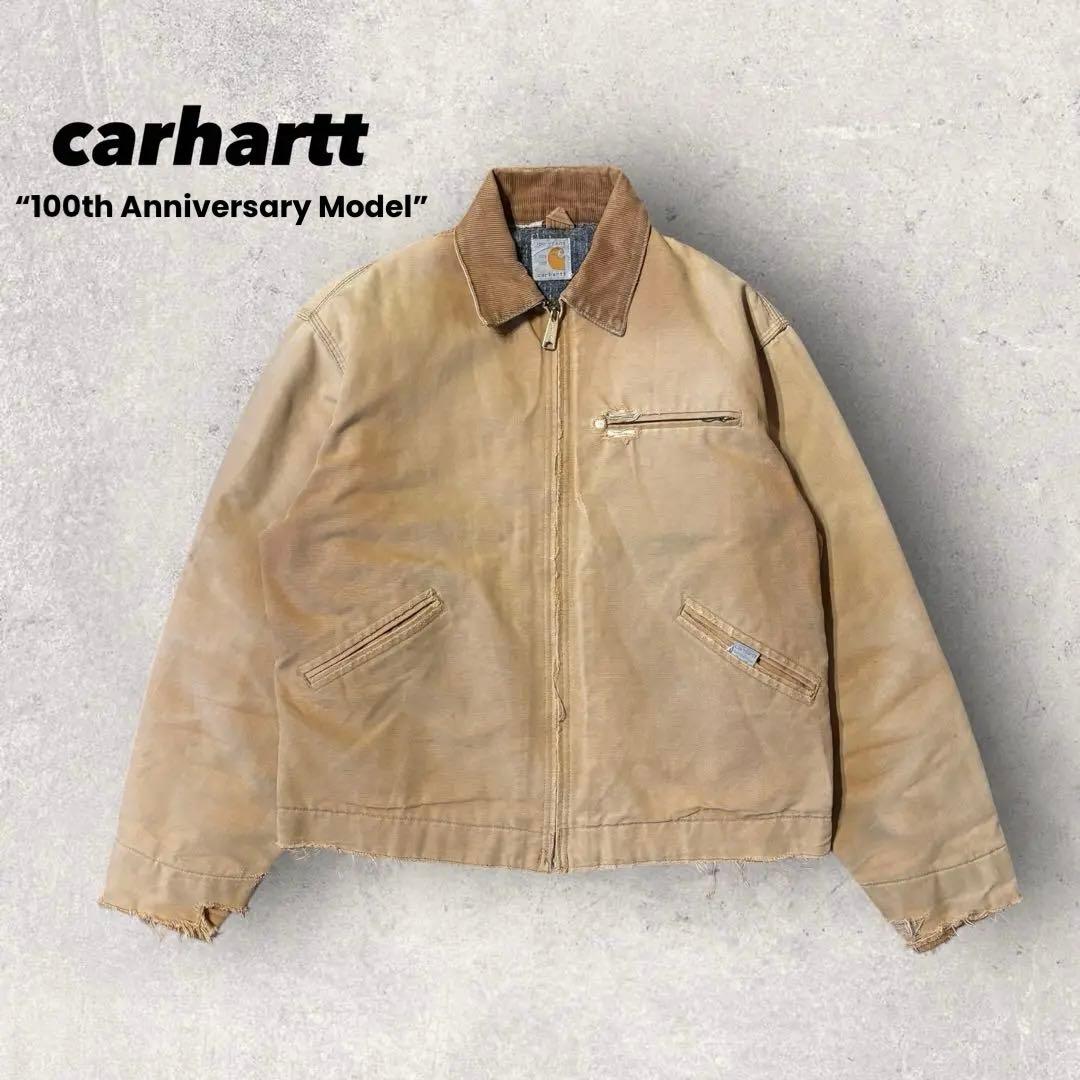 カーハート】デトロイトジャケット L相当 短丈 100周年モデル 80s i