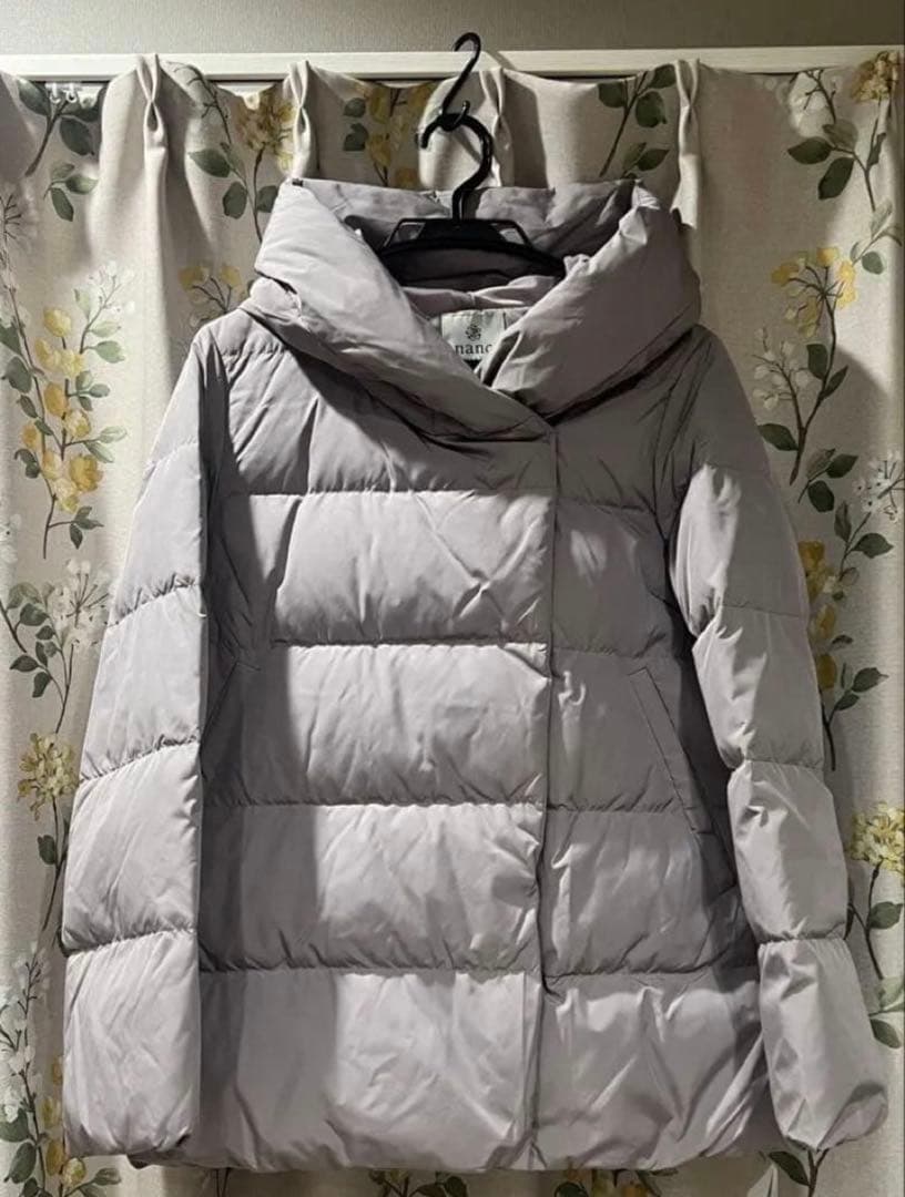 【未使用品】nano universe ショートダウンジャケット グレージュ