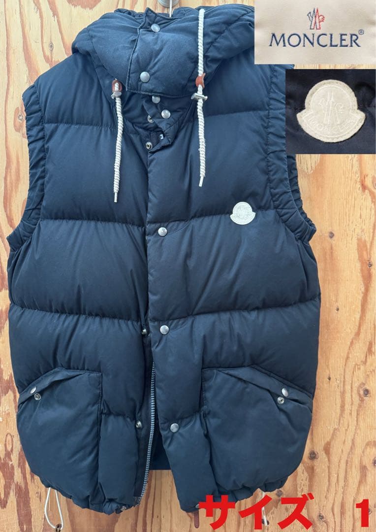 MONCLERV モンクレールV 黒 ベスト サイズ1 Yahoo!オークション -「moncler v ベスト」の落札相場・落札価格