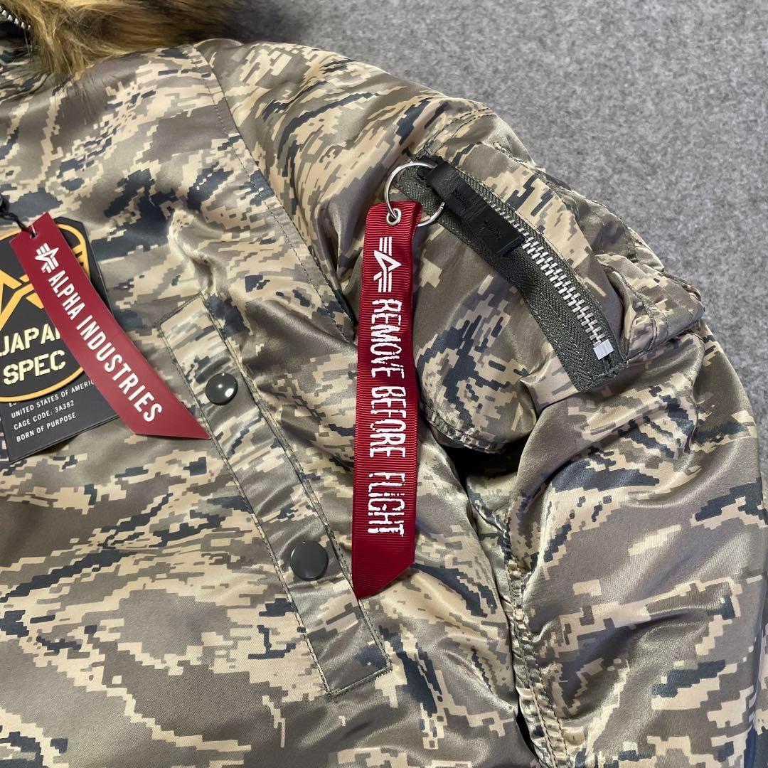 Lサイズ☆ アルファ インダストリー N3B タイガーカモ フライト