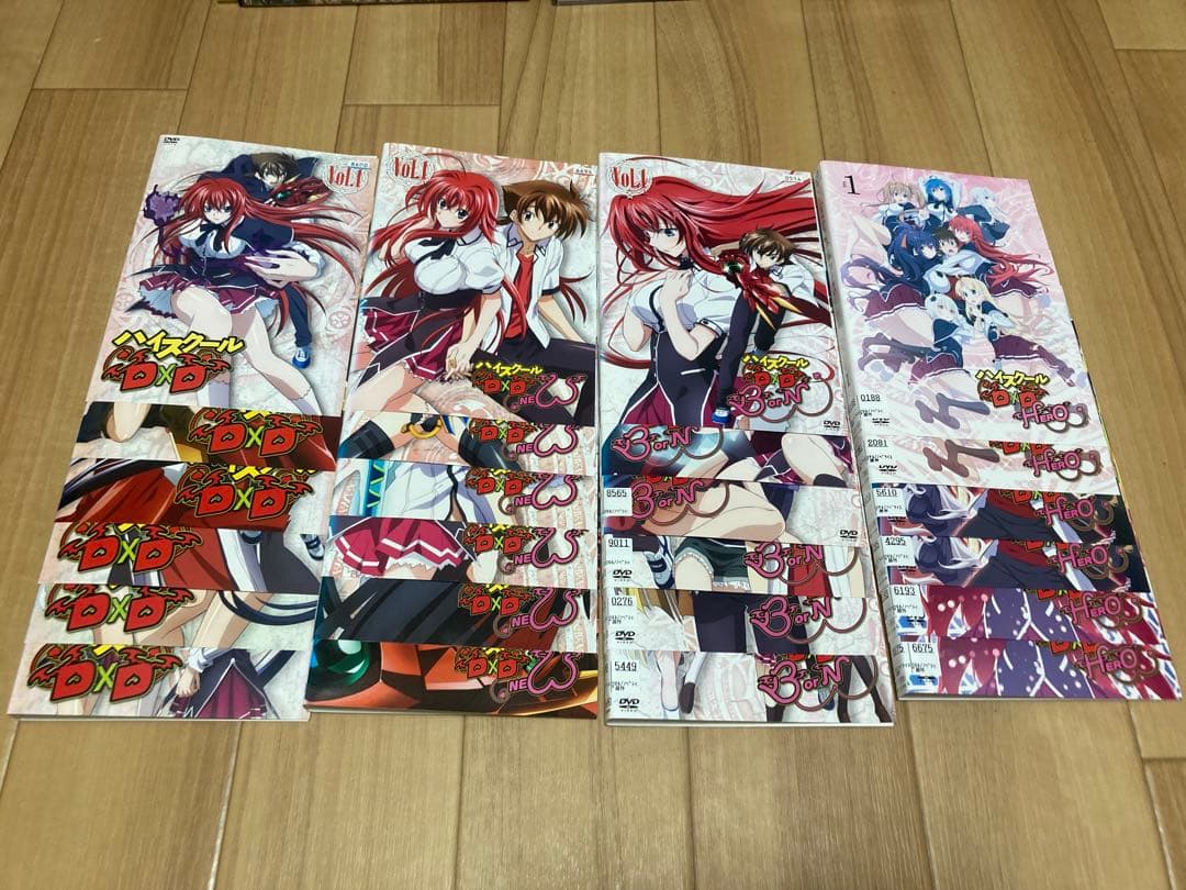 DVD ハイスクール D×D NEW / BorN / HERO 全24巻