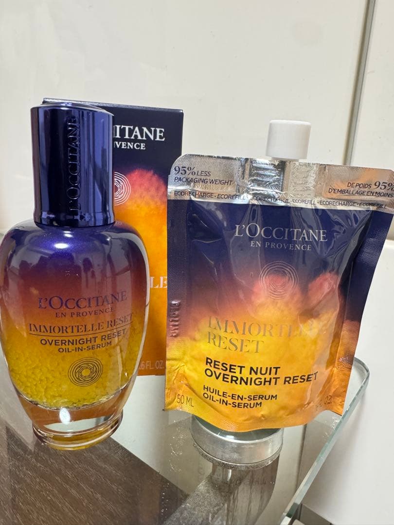 ロクシタン オーバーナイトリセットセラム 50ml＆レフィル50ml 2点セット