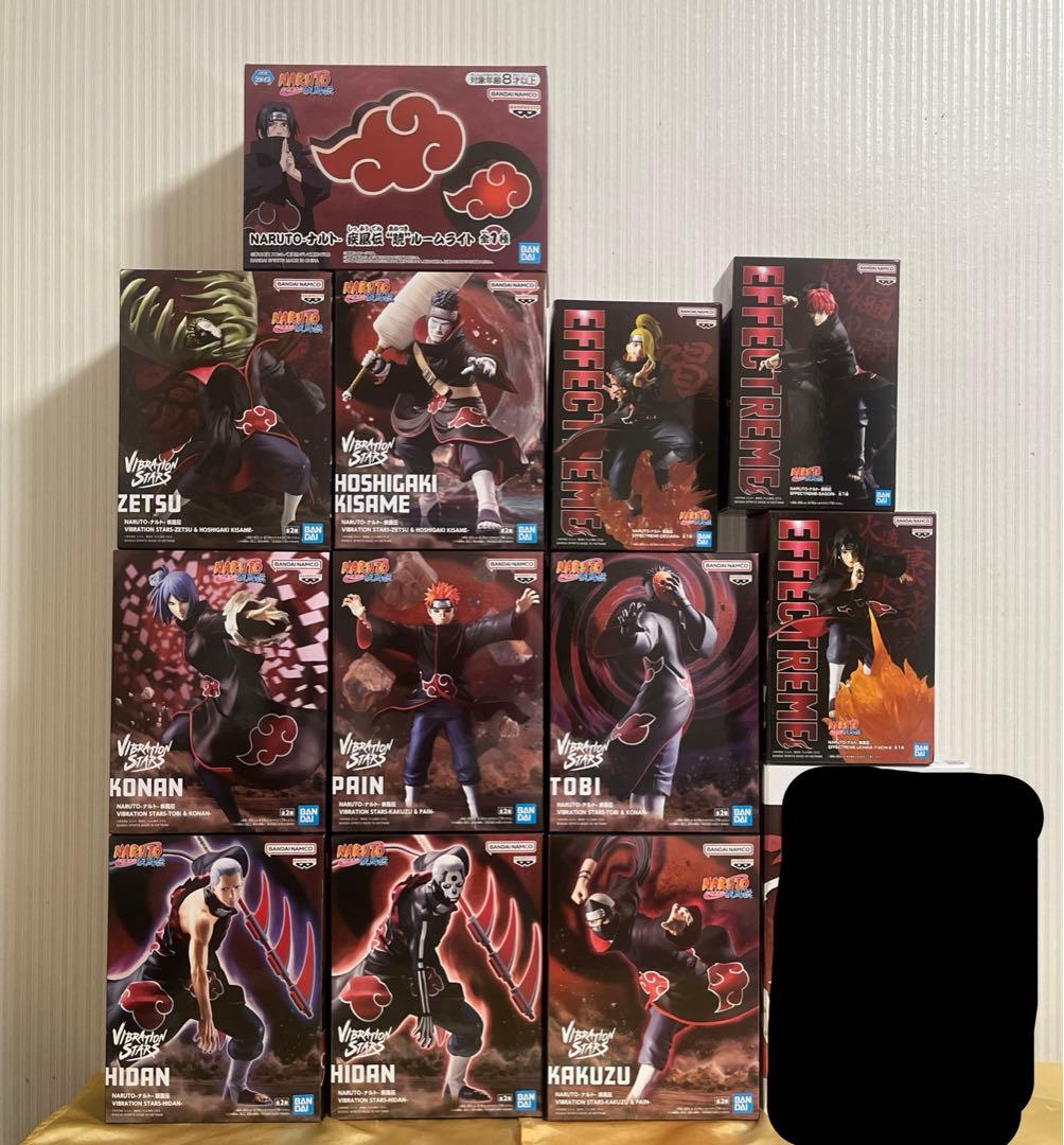 NARUTO-ナルト-疾風伝 暁フィギュア 12点セット
