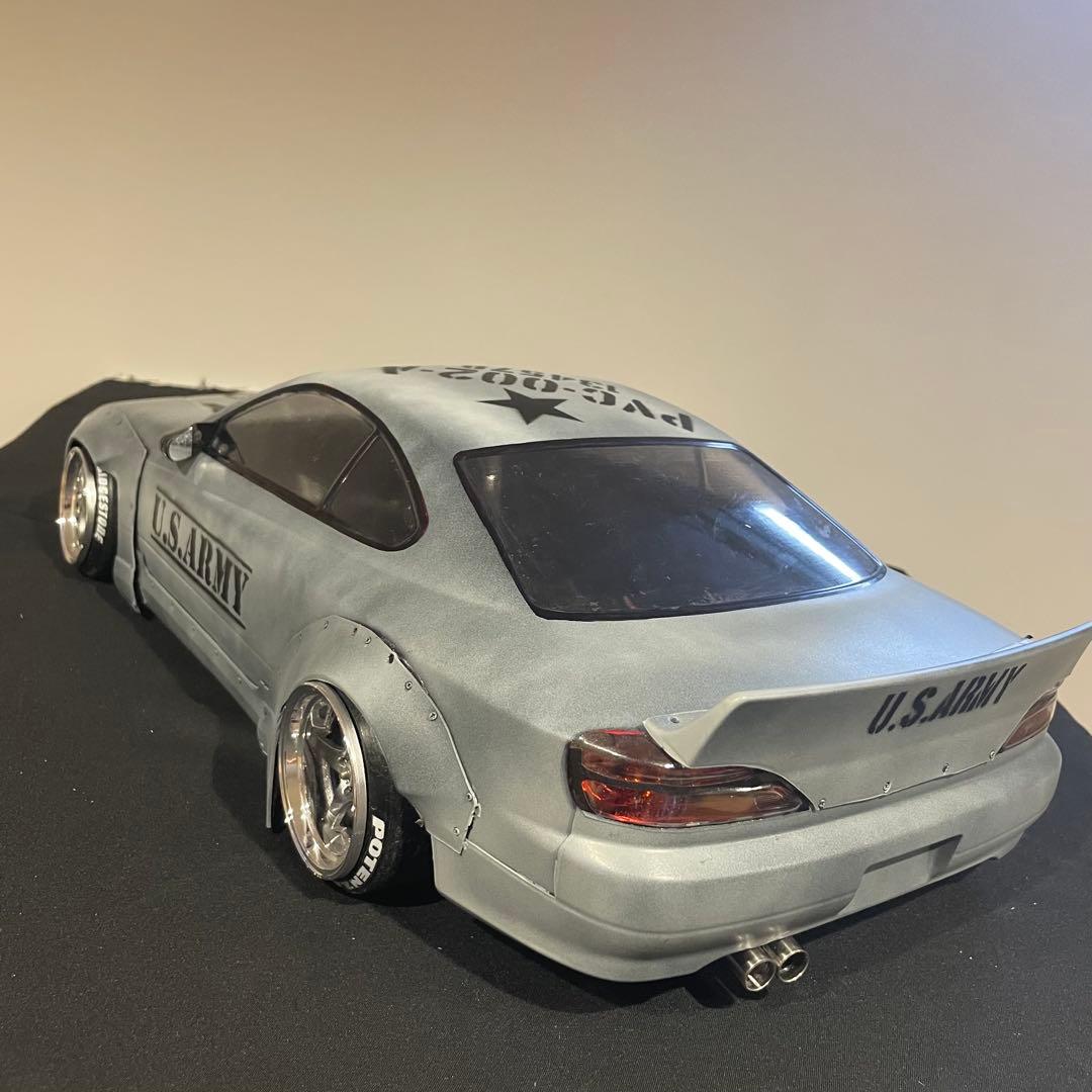 abcホビー シルビアs15 ロケットバニー ラジコンボディ ドリフト 1/10