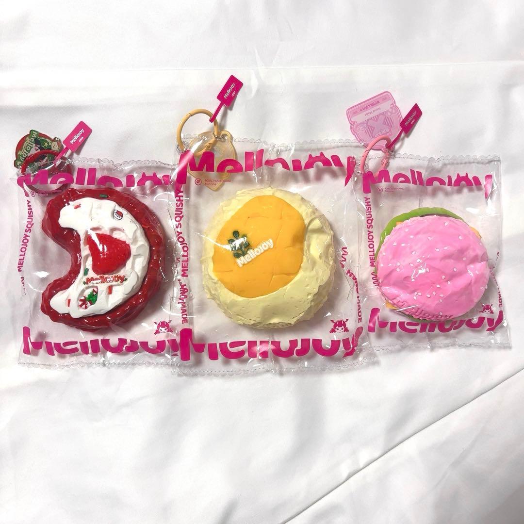 り*り様 MELLOJOY ハンバーガー 大福 ワッフル セット Mellojoy スクイーズ クリームワッフル セット - メルカリ
