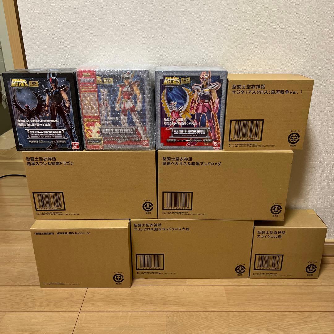 聖闘士聖衣神話　黄金聖衣大争奪戦から12体 ブラック聖闘士+他 聖闘士星矢』聖闘士聖衣神話APPENDIXより「黄金聖衣オブジェ」が登場