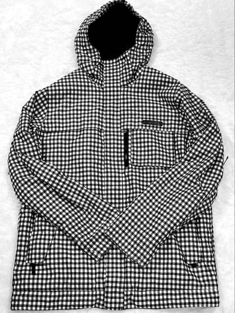 ばろん　美品BURTONスノーボードウェアLサイズ　ブラックウォッチ柄