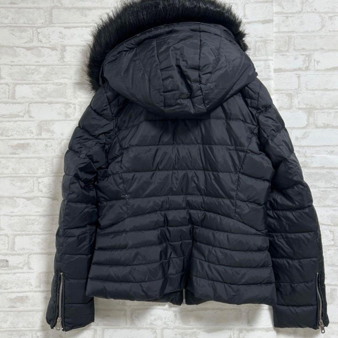最終値下げ】ZARA ザラ ダウンジャケット ボア 2way ブラック L - メルカリ