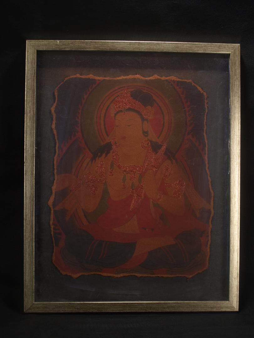 中国の壁画　戦時のもの　人物図　貴重品 AK1742A7-2