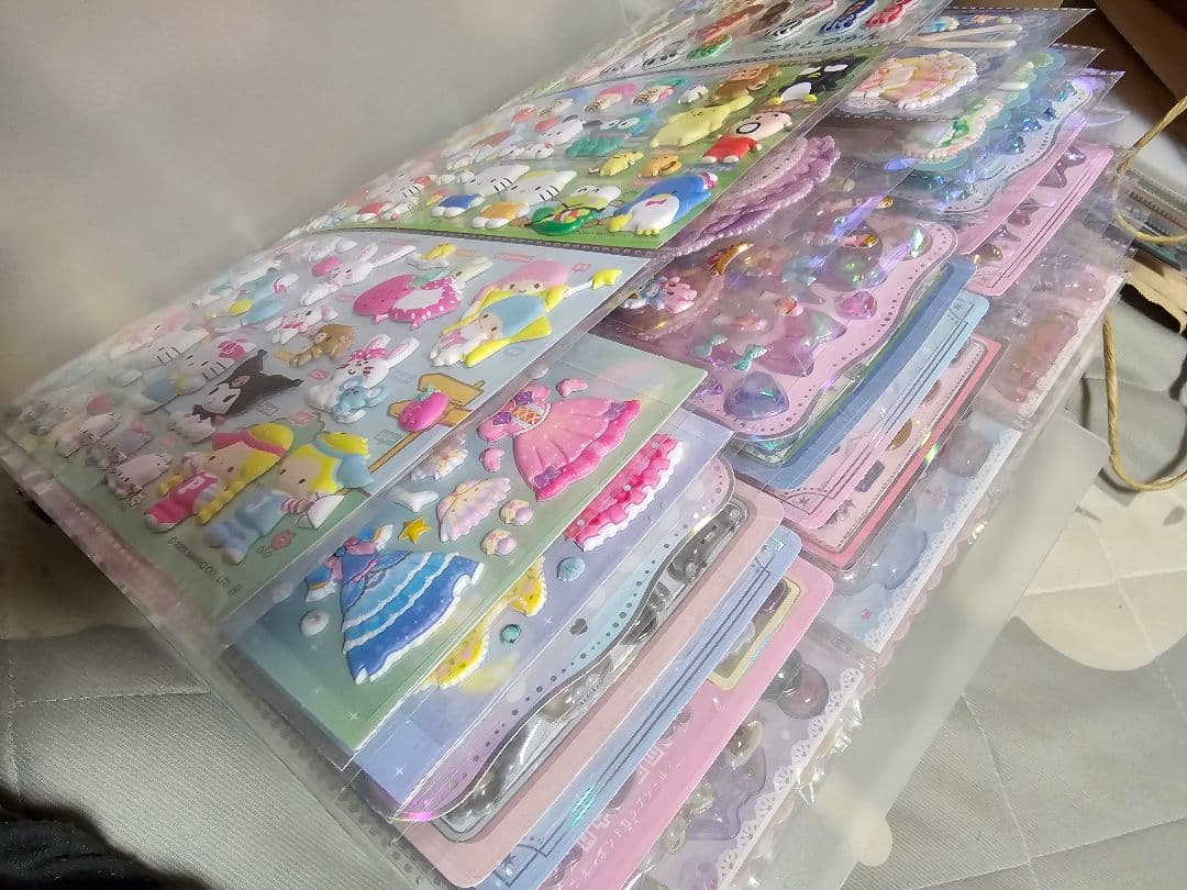 キャラクターシールセット 多色 まとめ売り ボンドロ　ウォーター　おはじき ボンドロかわいい🩷 おはじきシールとタイルシールも探そ