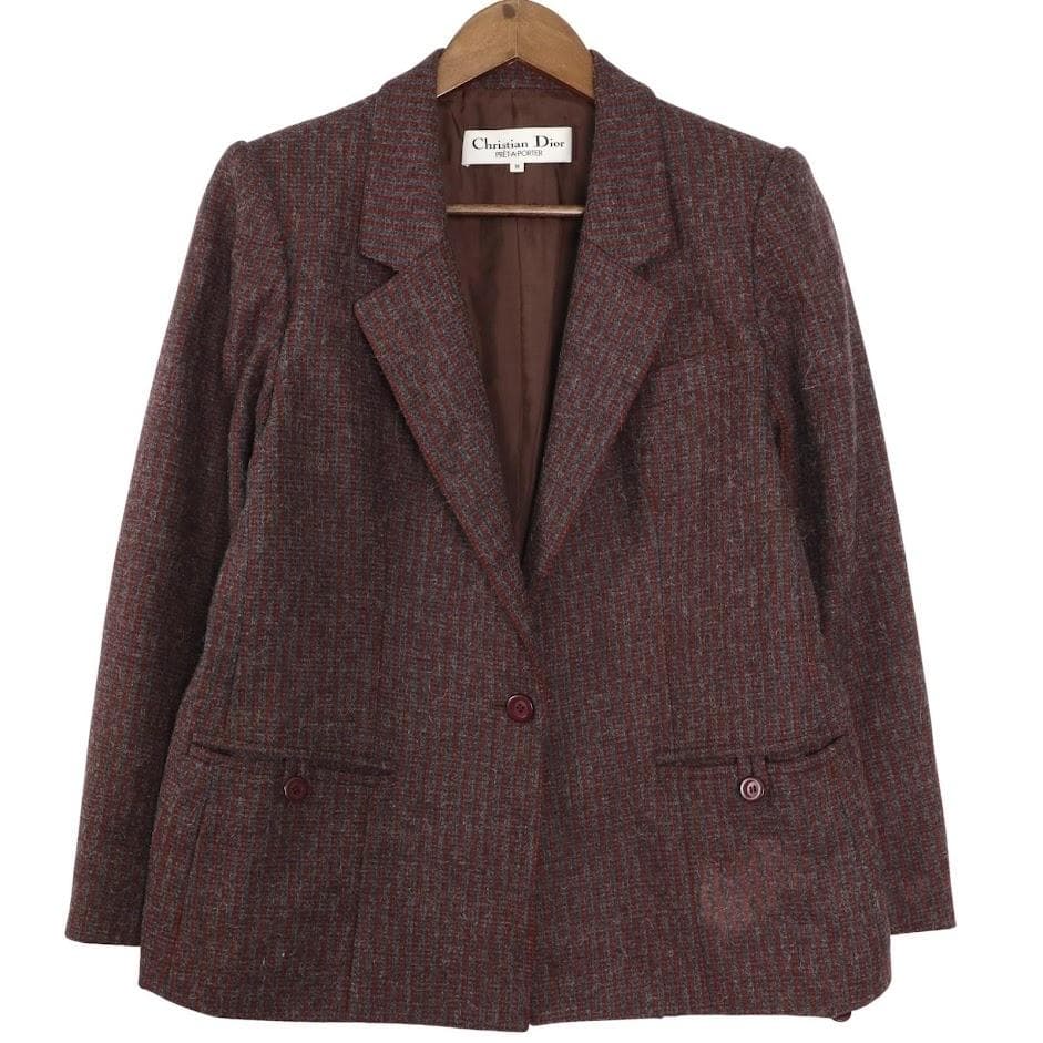 Christian Dior プレタポルテ ツイードジャケット M クラシック - メルカリ