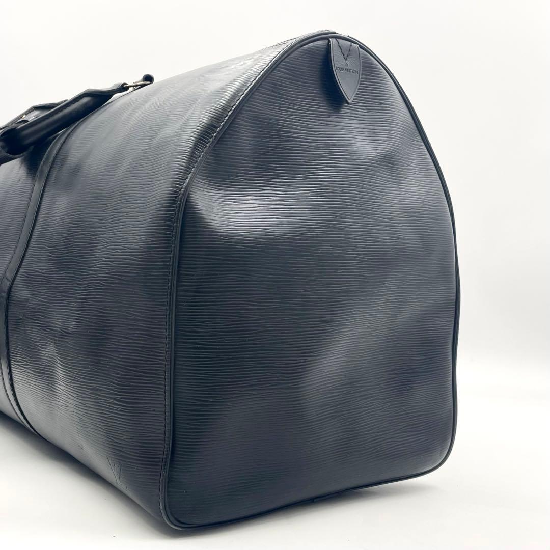 美品】ルイ・ヴィトン キーポル 60ボストンバッグ エピ ノワール 大