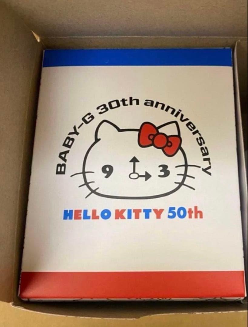 【新品未使用】国内正規品 BABY-G ハローキティ50周年 コラボモデル BABY-Gとハローキティのアニバーサリーイヤーを記念したコラボモデルが