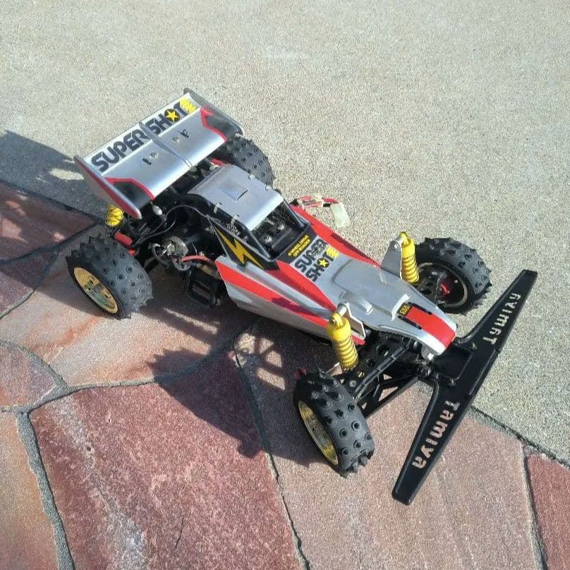 当時物　タミヤ　スーパーショット　MACHINE-4プロポ付き！