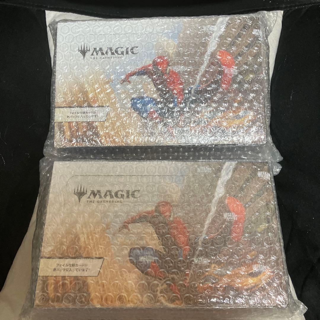 K*u様 MTG スパイダーマン　2BOX 日本語版　プレイブースター MTG】スパイダーマンのプレイブースターから当たるカードは何？【製品