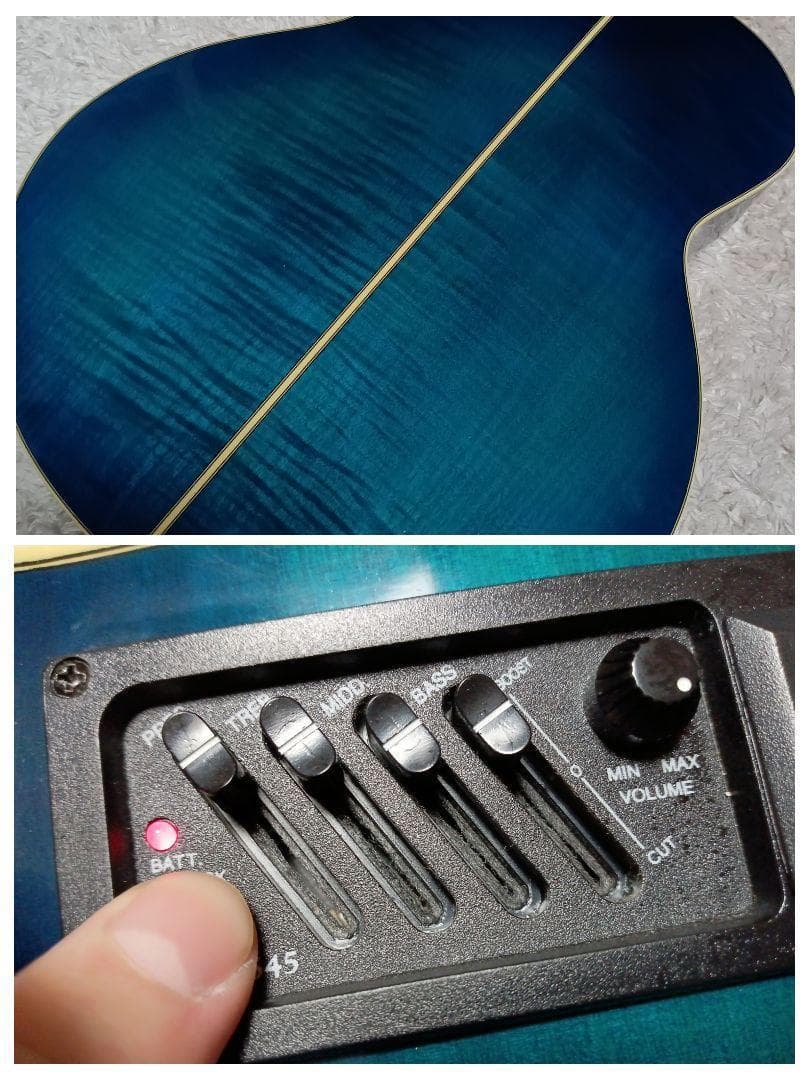 あいみょんご愛用 HISTORY ヒストリー エレアコ ブルーサンバースト