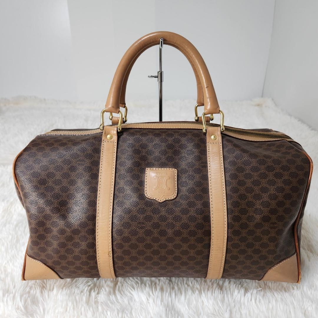 CELINE セリーヌ ボストンバッグ マカダム M14 旅行バッグ 大容量