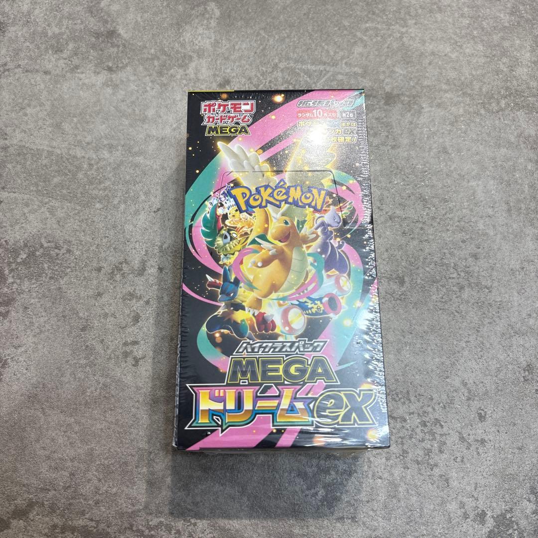 【新品未開封】ポケモンカードゲーム MEGAドリームex シュリンク付き1箱