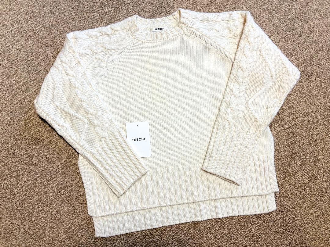 定価¥78,900 TEECHI ティーチ シェパードニットオールカシミヤ 美品