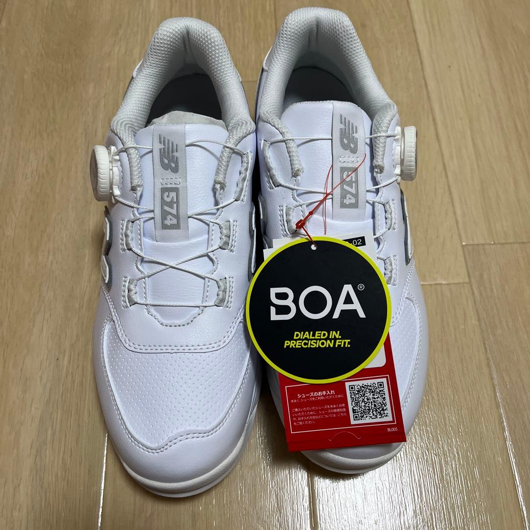 New Balance 574 BOA ゴルフシューズ ホワイト
