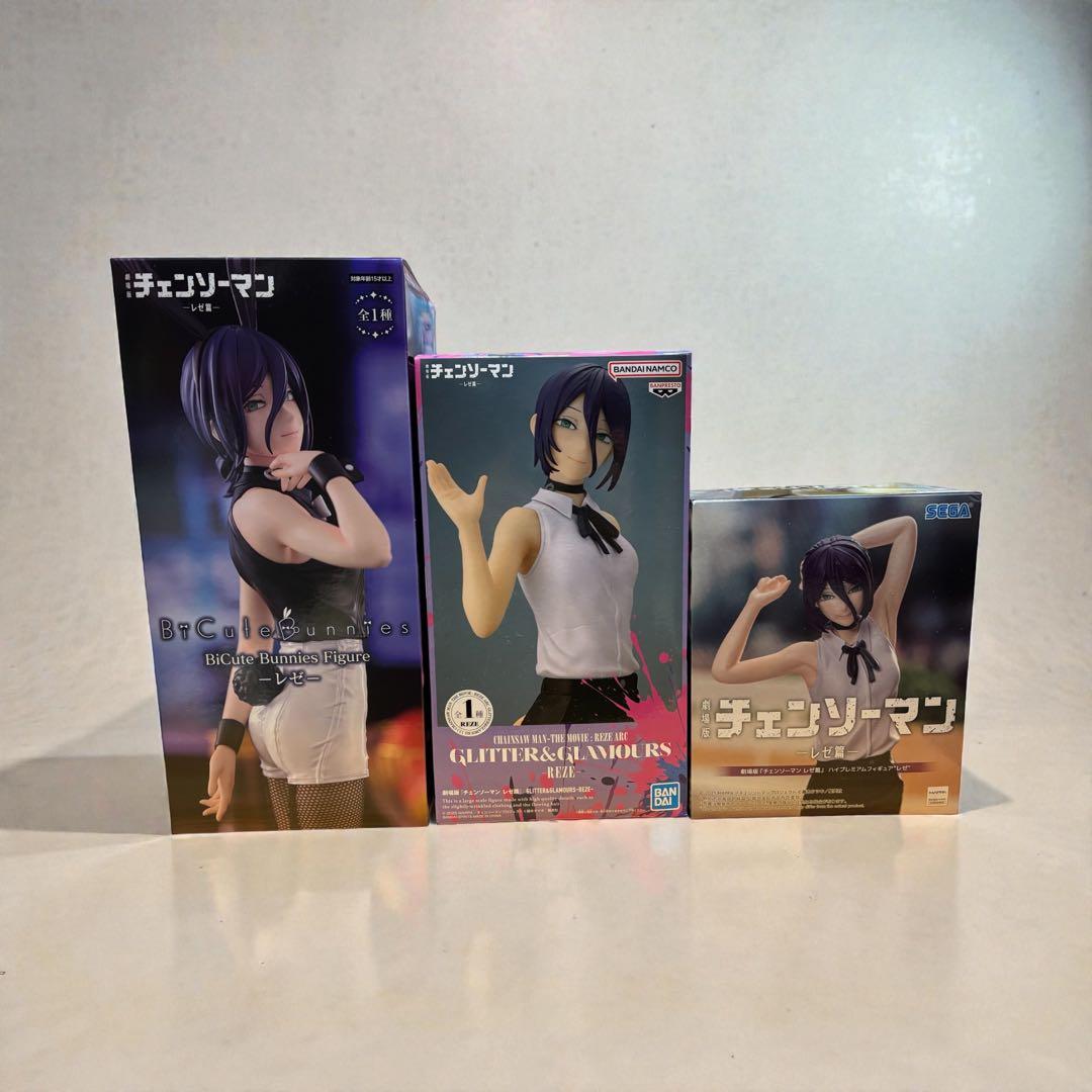 劇場版チェンソーマンレゼ編 レゼ フィギュア3種セット