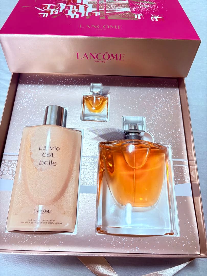 ランコムギフトボックス-La vie est belle 3点セット別売り可能