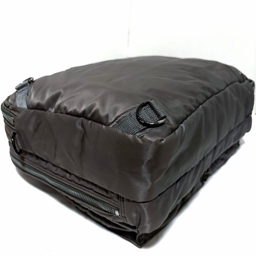 新型✨極美品 ポータータンカー ビジネスバッグ3way 2層 A4可 グレー