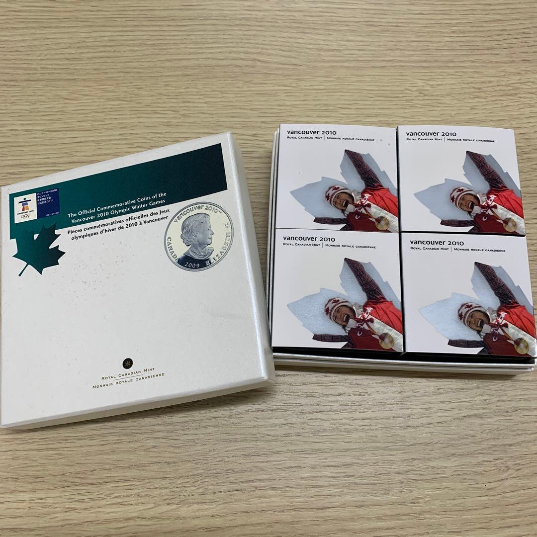 バンクーバー2010オリンピック 公式記念 25ドル ホログラム銀貨 4種