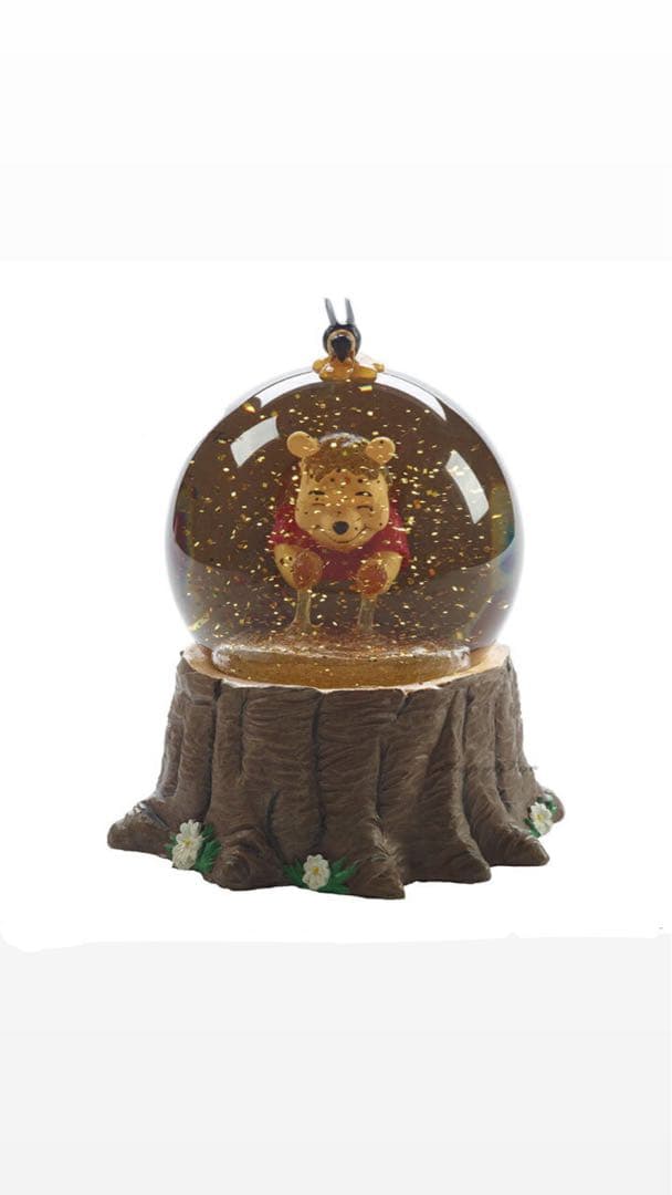 Disney プレシャスモーメンツ くまのプーさんオルゴール付きスノードーム