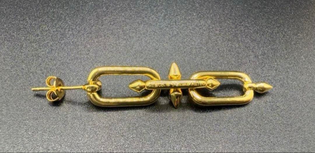 高品質 タイタンスパイクピアス✨登坂広臣 ØMI 着用モデル イエロー