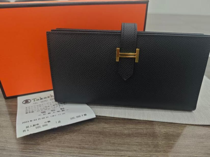 メンズ レディース ブラック 長財布