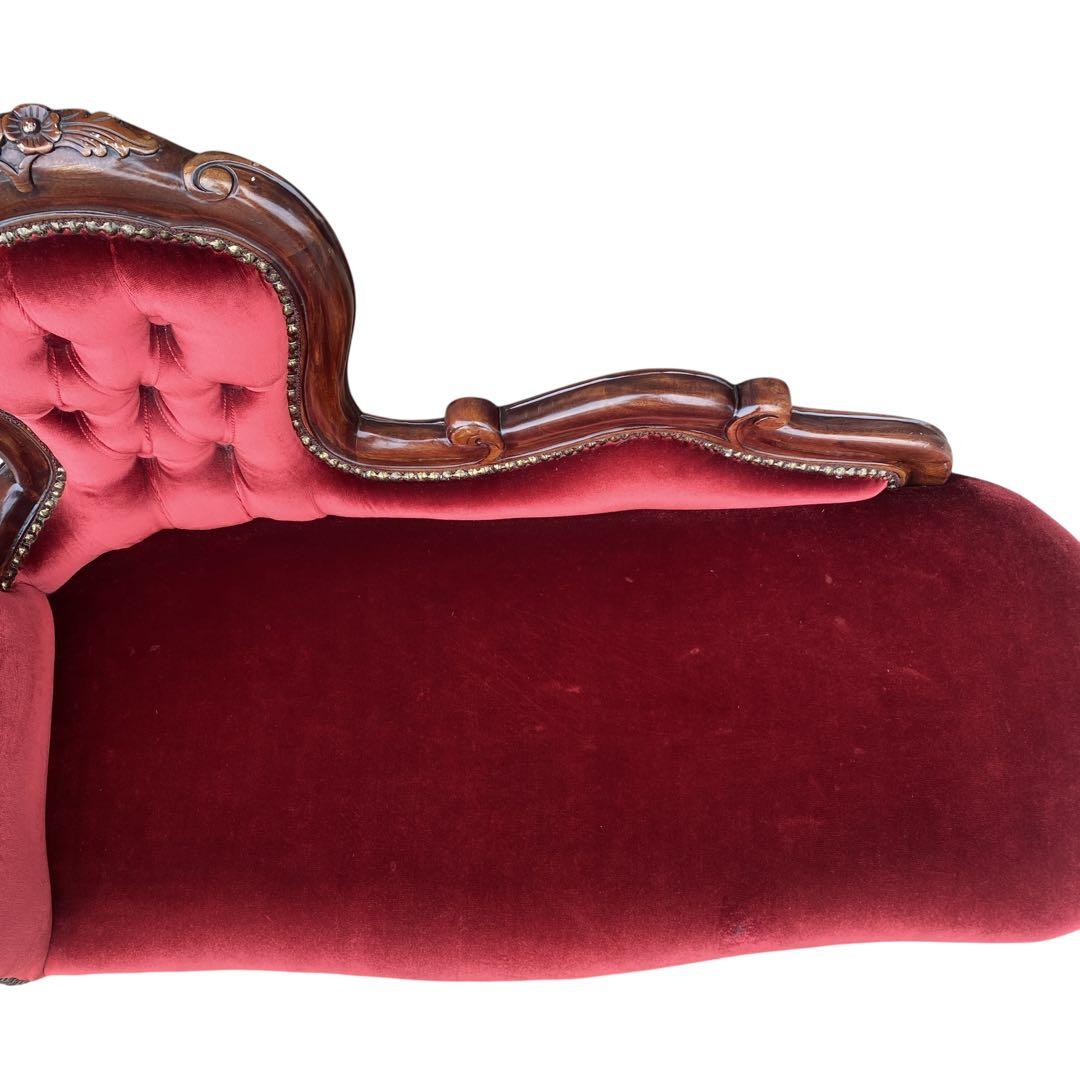 ロココ調 ベンチソファ キッズ用 ドール用 ペット用 ベルベット調