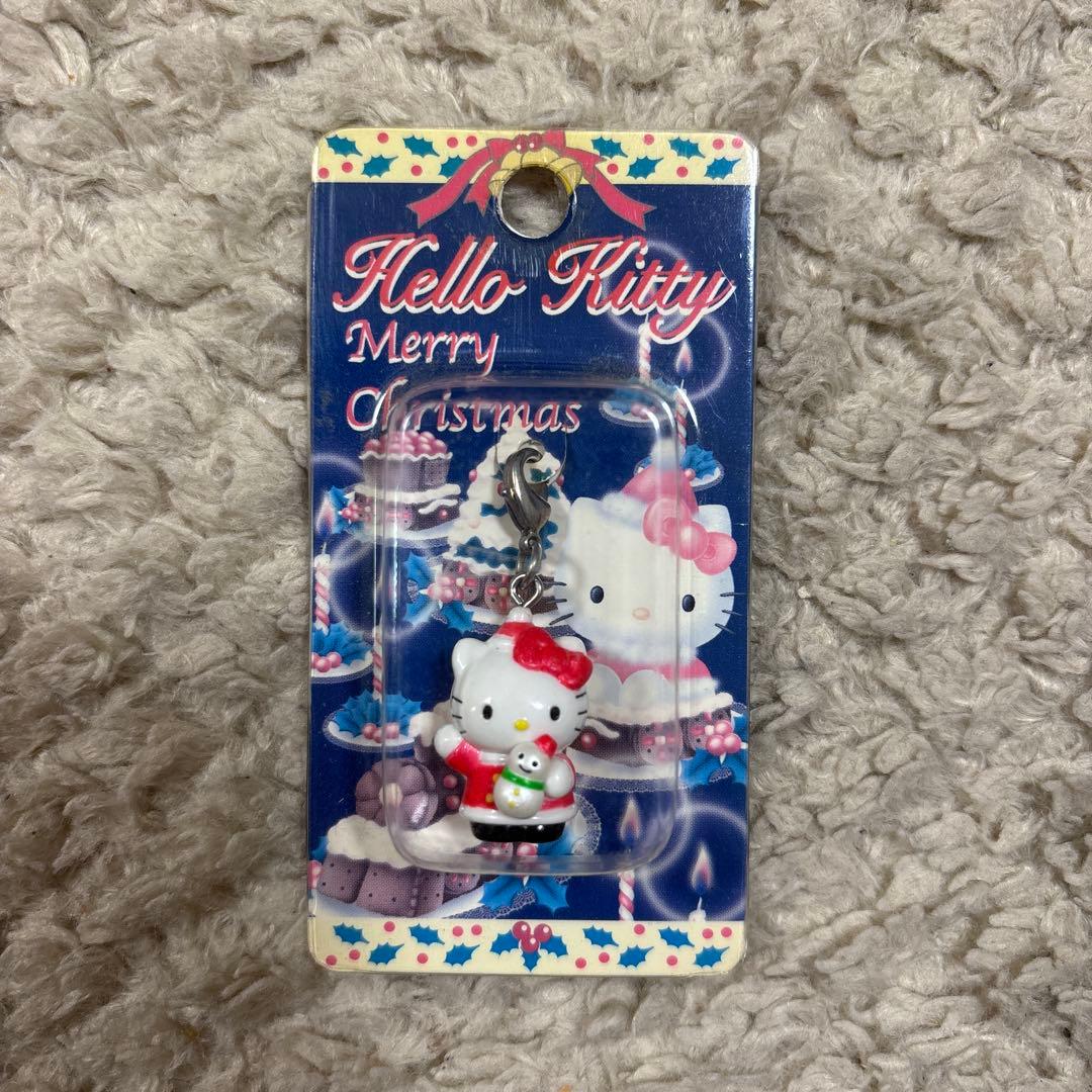 【激レア】ご当地キティ　クリスマス　サンタと雪だるま　ハローキティ　根付け Yahoo!オークション -「キティ 根付 レア」(ハローキティ) (は行)の