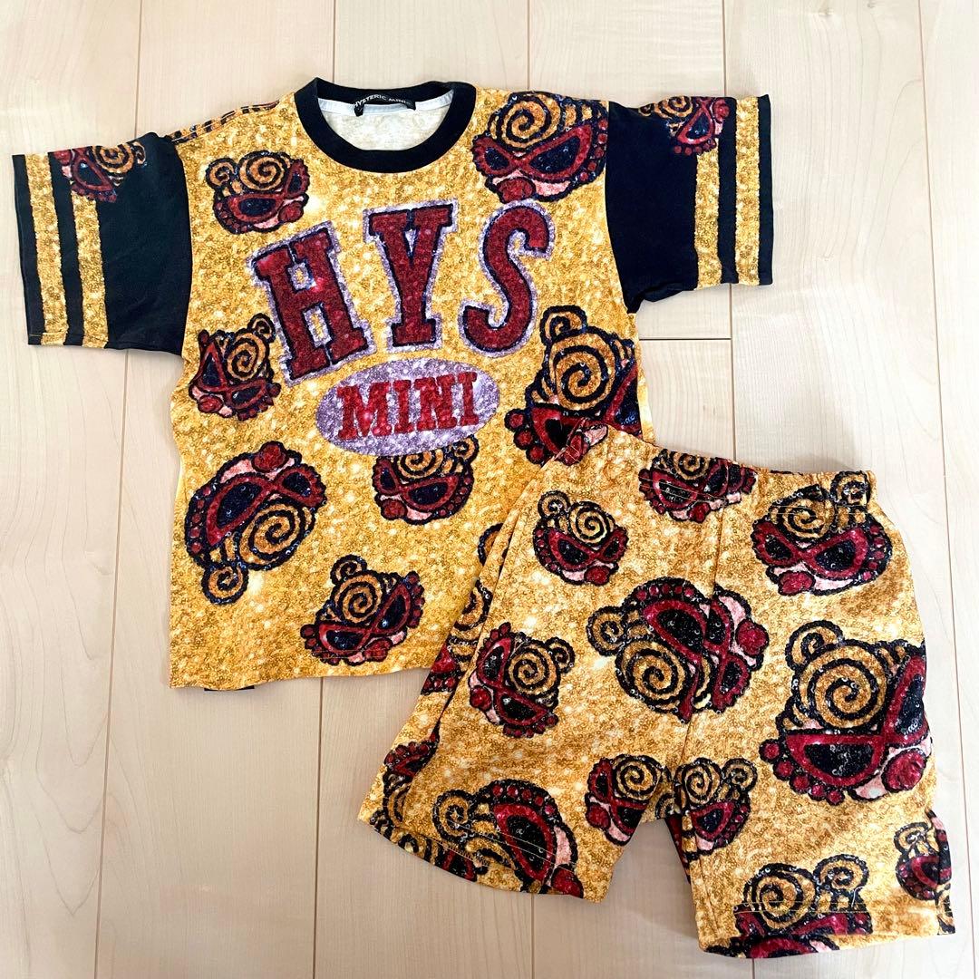ヒスミニ hysteric mini tシャツ ハーフパンツ スパンコール
