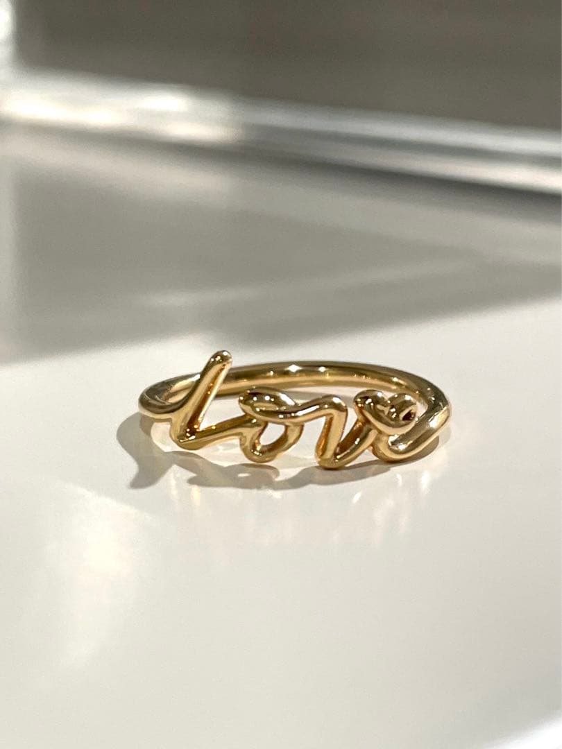 ティファニー ラブリング ミニ イエローゴールド - メルカリ