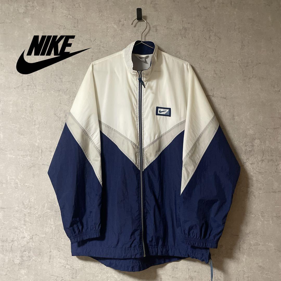 NIKE ナイキ 90s ビンテージ ナイロンジャケット ブルゾン - メルカリ