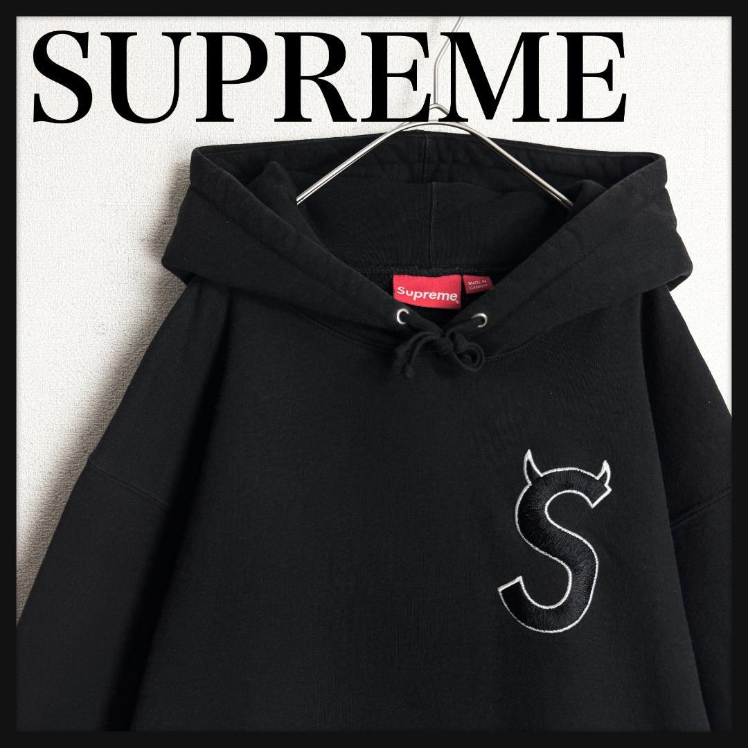 【正規品☆最高デザイン☆肉厚☆即完売モデル】シュプリーム ツノSロゴ刺繍パーカー 2026年最新】supreme パーカー sロゴツノの人気アイテム - メルカリ