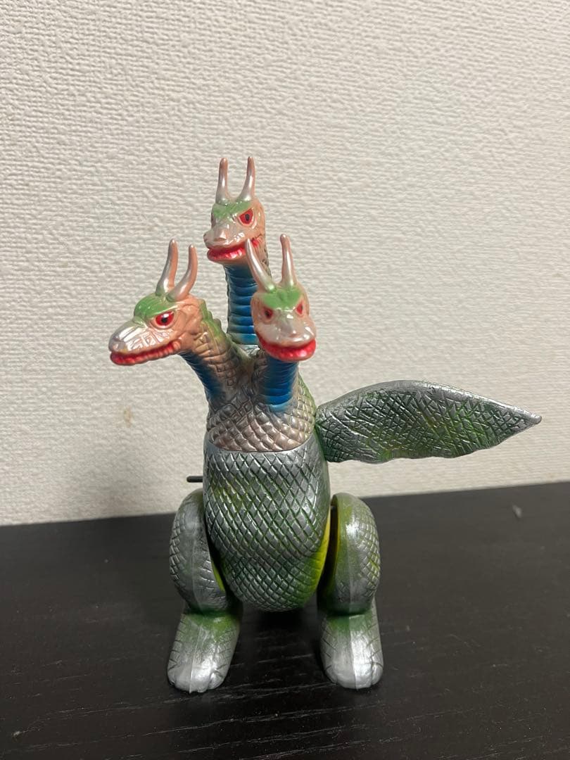 M1号の西村さんのキングギドラゼンマイプラモデル　ジャンク　ブルマァク