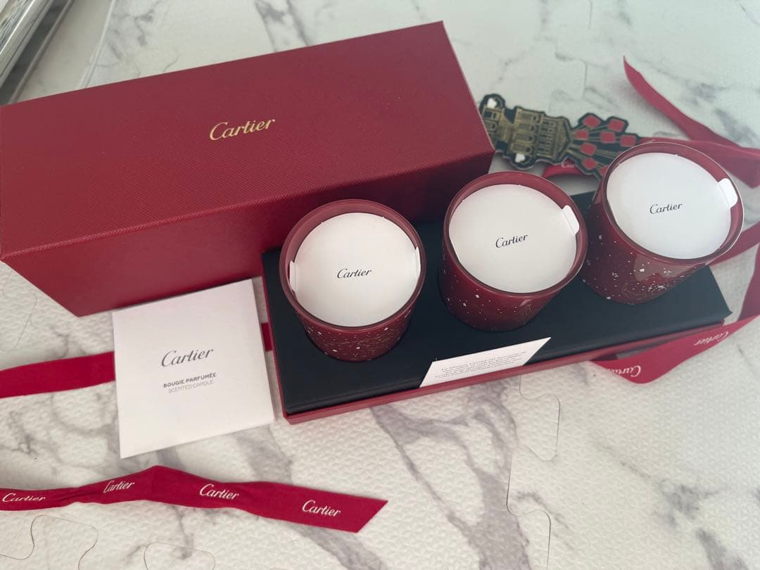 カルティエ　キャンドル カルティエ Cartier 非売品 アロマキャンドル - メルカリ